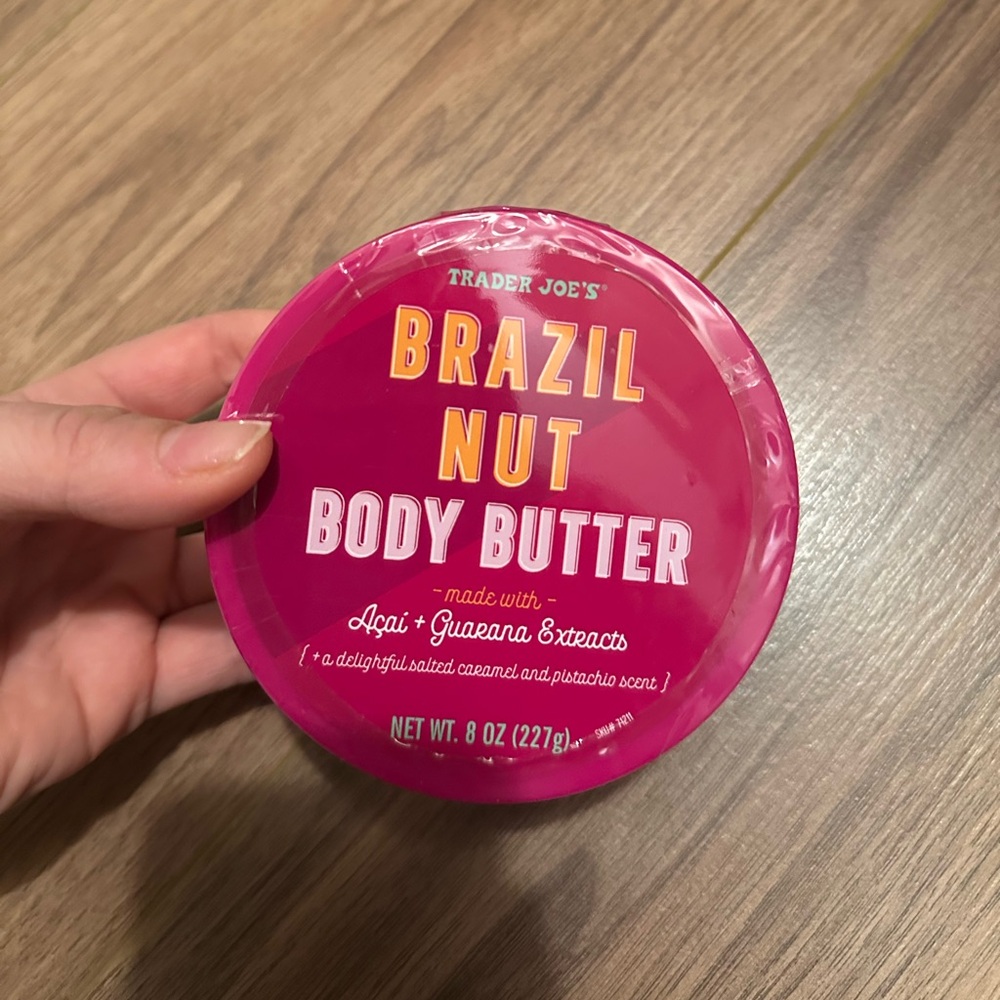 Trader Joe's Brazil Nut Body Butter - Pink